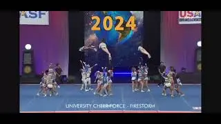 University Cheer Force Firestorm Worlds Finals 24 (B2B CHAMPS)