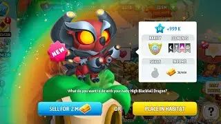 Hatching the High Blackfall Dragon in Dragon City! | Dragon City Gameplay