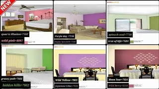 Asian paints colour combination with code and name for bedroom | colour code and name