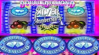 Double Diamond Silver Anniversary Old School 3 Reel Casino Slot