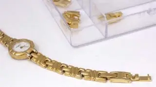 Watch Bracelet Extender with Fold Over Link Clasp