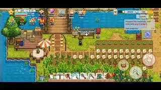 Harvest Town dayly gameplay build bait workshop