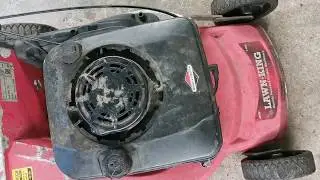 Briggs and Stratton Pull cord replacement and basic service