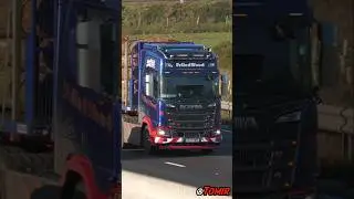 SCANIA R770 XT V8 | Feled Wood | A14 #slowmotion