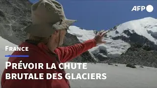Au Mont Blanc, des scientifiques au chevet d'un glacier sous haute surveillance | AFP