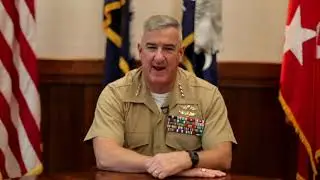 General Glenn Walters, USMC Ret.  Motivational Speech with YM MGySgt Sophia M  Righthouse