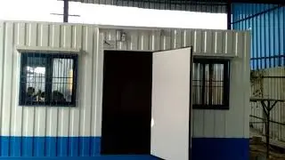 Portable office cabin, bunk house, prefab office cabin, luxury office cabin, accommodate cabin,