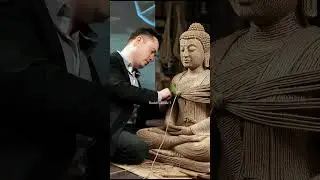Handmade Rope Buddha | Silent Art | #shorts #viral