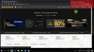 C.B.D. trade group Регистрация на бирже Binance часть 1