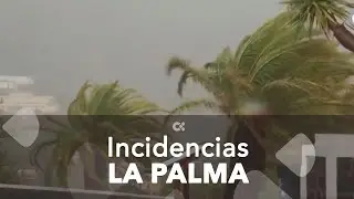 La borrasca Nuria se deja sentir en La Palma