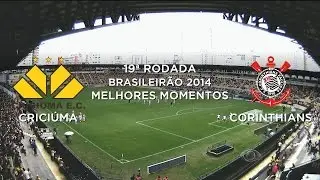 Melhores Momentos - Criciúma 0 x 0 Corinthians - Brasileirão 2014 - 07/09/2014