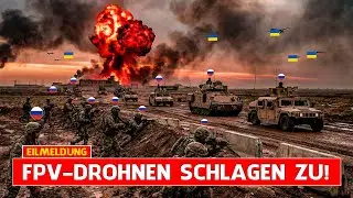 Großer russischer Konvoi bei Pokrowsk entdeckt – dann schlagen FPV-Drohnen zu!