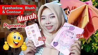 PARAH!!! INI EYESHADOW MURAH, BAGUS TAPI PIGMENTED |EYESHADOW BUKU ||Hanum hafikhaa