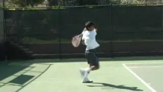 Forehand USC's Ray Sarmiento