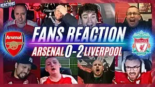 ARSENAL & LIVERPOOL FANS REACTION TO ARSENAL 0-2 LIVERPOOL | FA CUP