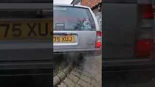 volvo 940 turbo wagon with apexi dunk megaphone exhaust