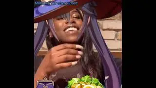 Mona on her story quest - Genshin Impact