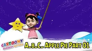 A B C Apple Pie Alphabet Song | Educative Rhymes | Cartoony Animation Nursery Rhymes | #KidsRhymes
