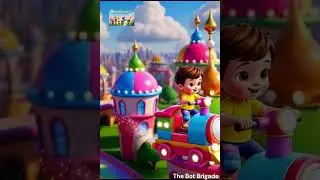 Dum Dum Go Go Bam Bam Zoom🚀| Fun Nursery Rhyme for Kids| Kids Music Video| #TheBotBrigade #kidssong