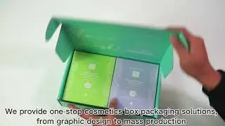 We provide one-stop cosmetics box packaging solutions,from graphic design to mass production