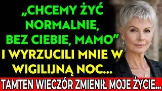 Wyrzucili mnie z domu w Wigilię, twierdząc, że jestem haniebnym śladem ich przeszłości...