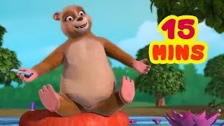 Bandar Mama Aur Bhaaloo Boat Race | Hindi Rhymes Collection for Children | Infobells