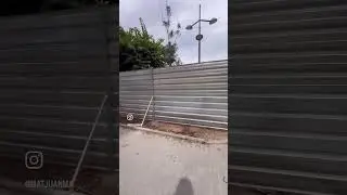 Cerramiento obra con chapa galvanizada