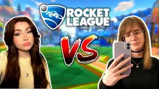 I Challenged a PRO WOMAN Rocket League Player to a 1v1..