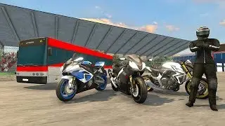 Bike vs. Bus - Bike Racing Simulation Android Gameplay 1080p
