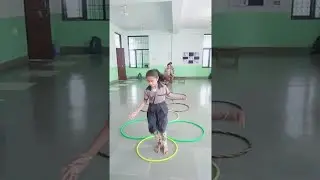 Ring activity exercise #kidsgames #hulahoop #exercise #kidsexercise