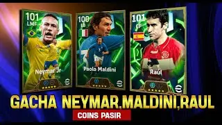 GACHA NEYMAR, MALDINI & RAUL EFOOTBALL MOBILE - HOLN GAMING