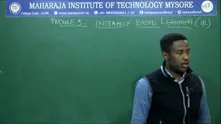 17CS73 - ML (Module 5): 5.4.2 Instance Based Learning: KNN Algorithm