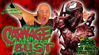 FIRST ON YOUTUBE! Queen Studios production piece, Carnage life size bust detailed review EP: (74)