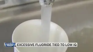 US government report says fluoride at twice the recommended limit is linked to lower IQ in kids