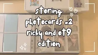 storing photocards #2 | ✩‧₊˚ collecting a new member + ot9 zb1 ˚₊‧✩