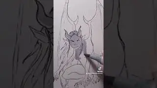 #Inktober day 1 speedpaint #shorts #inktober2022 #speedpaint #art