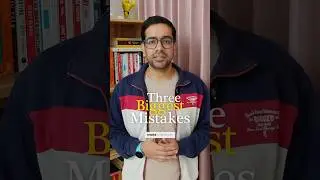 3 BIG mistakes that NEW aspirants make