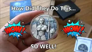 Hands Down The Best Coin I have Ever Seen - 2 oz Silver Hildegard by The Germania Mint!