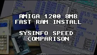 Amiga 1200 8MB Fast Ram Board - Sysinfo Comparison A1208