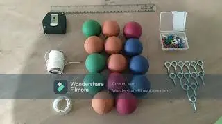 Pendulo de ondas con pelotas de esponja