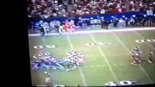 Dennis Thurman KO's Carmichael and his 127 game catch strea