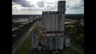 Exploring The Rice Silos In Katy Texas (4K Drone)