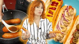 Making the Best Hot Dogs from CARROTS?!  | Vegan Hot Dog Recipe