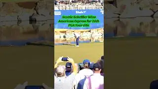 Scottie Scheffler wins American Express for 20th PGA Tour title #golf #pgawest