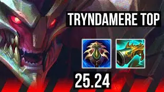 TRYNDAMERE vs RENEKTON (TOP) | Good KDA: 10/1/0 | KR Master | 25.24