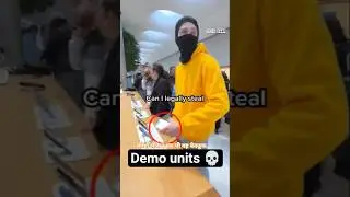 I Phone Demo Units Play Different #apple #shorts