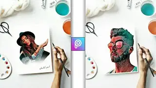 Picsart portrait drowning | picsart photo editing | Instagram trending | picsart magic effect
