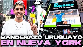 Banderazo de uruguayos en Nueva York