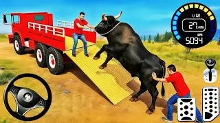 Animal Transporter Cargo Truck Driving - Wild Zoo Farm Indian Transport - Android GamePlay