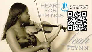 Leah Flynn Heart For Strings performs at AIM 2024 Gala, Abu Dhabi, UAE Eco-Sustainability Delegation